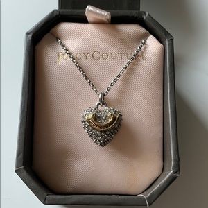 Juicy Couture heart necklace